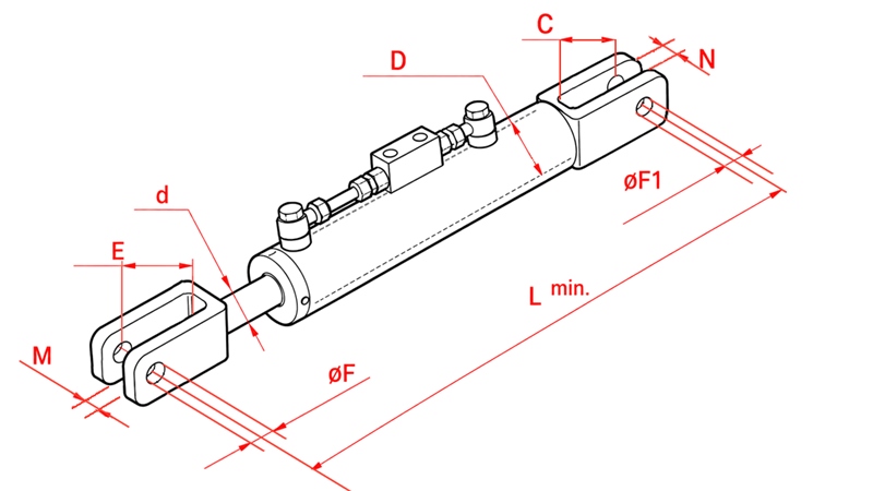 SEITLICHE HUBSTREBENVERSTELLUNG - CASE-IH 90/40min.570 tip (1) fi 26/25