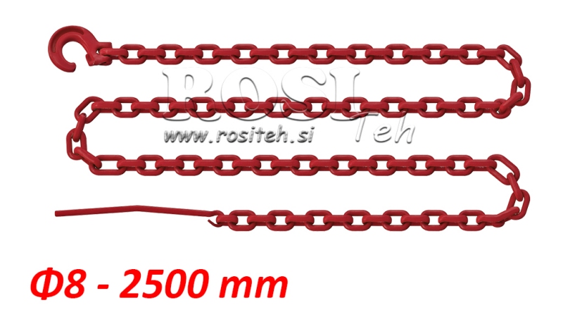 FORSTKETTE Größe 8 - 2500 mm