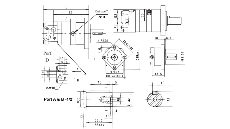 HIDROMOTOR MS 100 ECO (ALSG3-100)