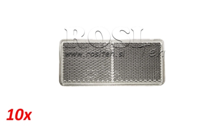 PRAVOKOTNI ODSEVNIK BELI 105x48 (10kom)