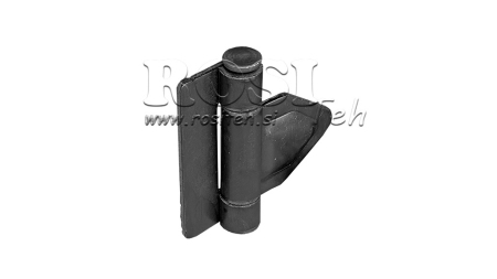 Kolmion muotoinen sivuhinges perävaunulle