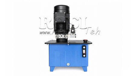 MINI CENTRALE HYDRAULIQUE 380V AC (4 kW) - 8 cc - 12 lit/min - réservoir 25 lit