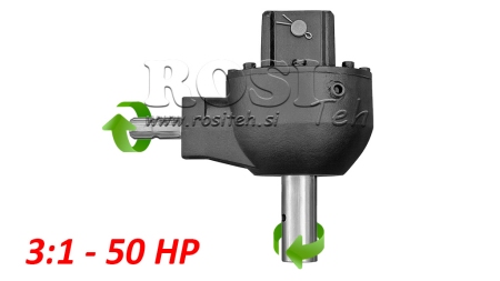 WINKELGETRIEBE KSR50 3:1 (50HP-36,7kW)