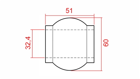 OBERLENKERKUGEL 60/32,4