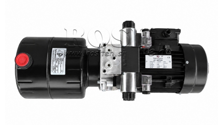MINI CENTRALE HYDRAULIQUE 380V AC (1.5 kW) - 5.8 cc - 8.2 lit/min - réservoir 6 lit