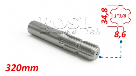 ZAPFWELLENADAPTER 1-3/8 STANDARD (320 mm)
