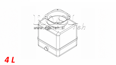 REZERVOAR PVC ROLL PP 4 LITER HORIZONTAL-VERTICAL