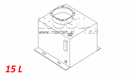 REZERVOAR KOVINSKI BOX PP 15 LITER HORIZONTAL-VERTICAL