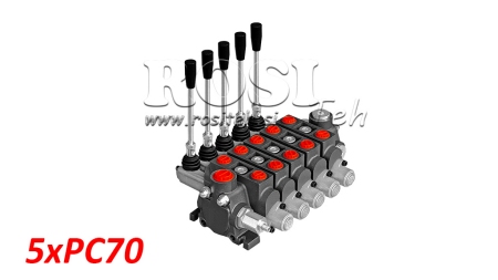 HYDRAULIKVENTIL 5xPC70