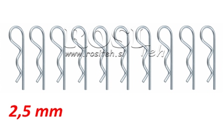 FEDERVORSTECKER KOMPLET einfacher fi 2,5 mm ( 10 Stück)