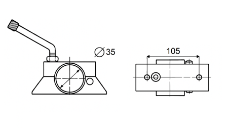 TUKIJALKA KLEMMARI 75KG AUTO PERÄVAUNU