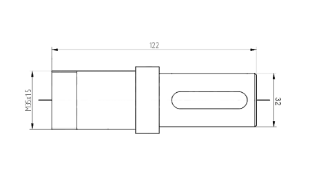 LAGERFLANSCH FÜR HYDRAULIKMOTOR MP-MR