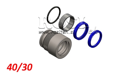 DICHTUNGSSATZ FÜR HYDRAULIKZYLINDER MONO 40/30