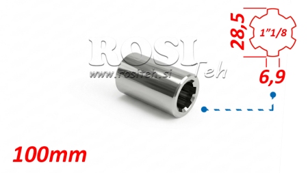 ZAPFWELLENADAPTER HÜLSE 1-1/8 (100 mm)