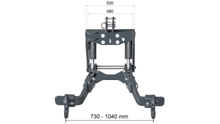 UNIVERSALE FRONTHYDRAULIK FLEX KAT 2 FÜR TRAKTOR 1500kg