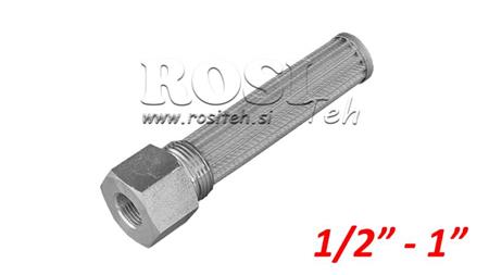 HYDRAULIKROHRFILTER 250u 1/2 - 1