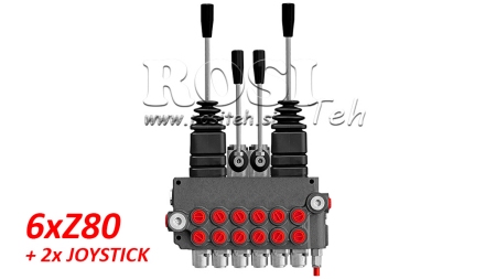 HID. VENTIL 6xZ80 + 2x JOYSTICK
