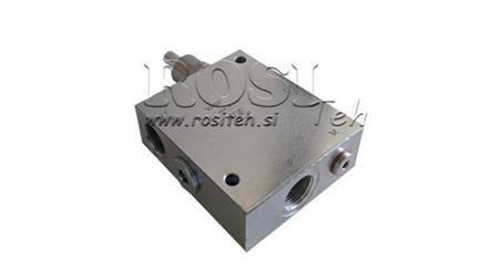 DOPPELTE GESCHWINDIGKEITSVENTIL CUBE HI-LO VRSP V1230 95lit - 350bar