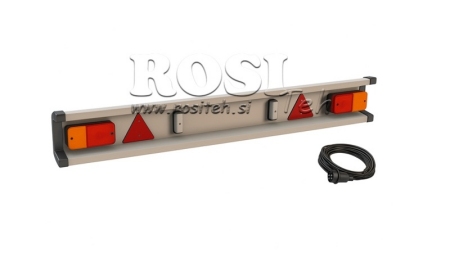 ANHÄNGER-STOßFÄNGER MIT LEUCHTEN 2150MM