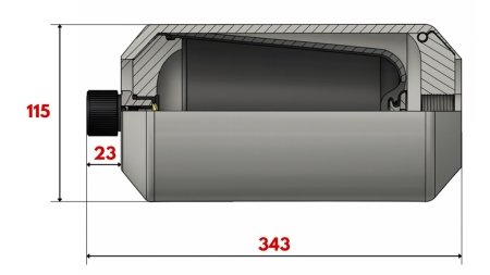 HYDROSPEICHER 2,2 LIT - M18x1,5
