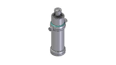 6024S - TELESCOPIC CYLINDER STANDARD/BALL 6 STAGES STROKE 2965 DIAMETER 170