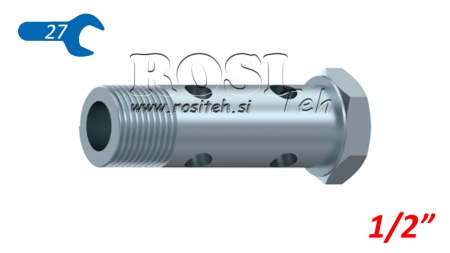 HYDRAULIK DOPPEL HOHLESCHRAUBE 1/2