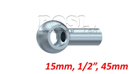 METALLSCHLAUCH BANJO 1/2 45mm