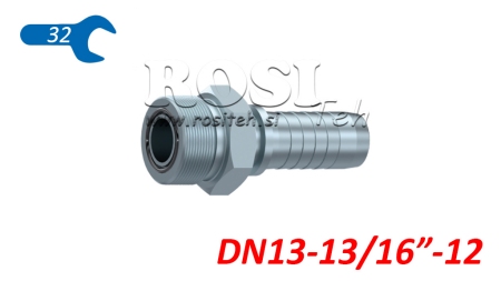 HYDRAULISCHER ANSCHLUSS AGORFS MÄNNLICH DN13-1