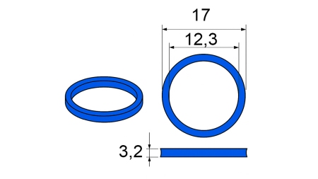 DICHTUNG FÜR MULTI-FASTER KUPPLUNG 3/8 MOBILER TEIL