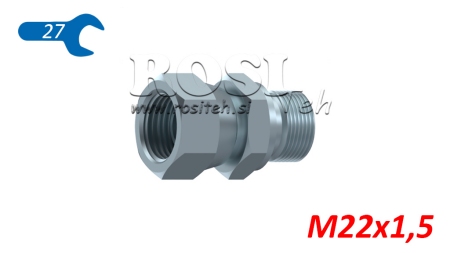 HYDRAULISCHE DOPPELSCHRAUBE- DREHENDE MUTTER M22x1,5