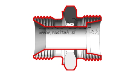 HYDRAULIKVERSCHRAUBUNG AS14-BSP1/2