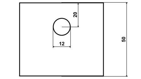 ANSCHWEISSFLANSCH 50x65x50