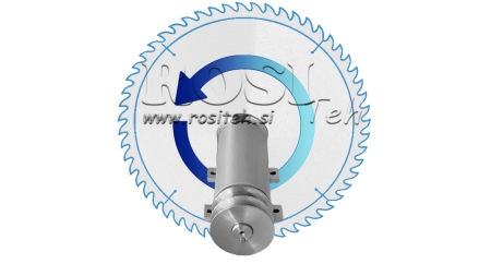 OSOVINA ZA CIRKULAR LITOŽELEZNA 400mm (LEVI NAVOJ)