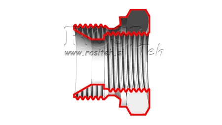HYDRAULIKADAPTER MÄNNLICH-WEIBLICH 1