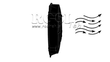 VENTILATOR AKSIALNI 190mm VLEČNI 24V