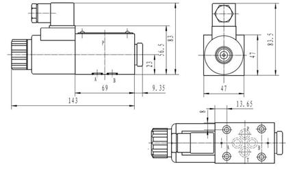 CETOP 3_1 SPULENABMESSUNGEN 41A