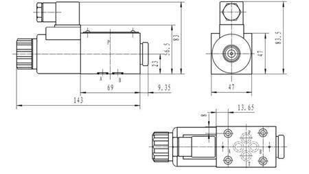 CETOP 3_1 SPULENABMESSUNGEN 3B