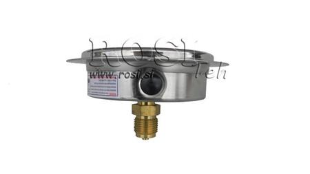 MANOMETER DN100 HINTEN 0 - 20 BAR - 1/2