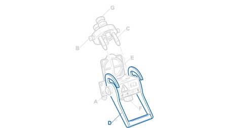 HEBEL FÜR MULTI-FASTER 2WEG 3/8 FESTER TEIL