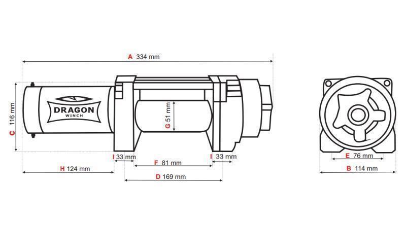 12 V ELEKTRISCHE WINSCH DWH 4500 HD - 2041 kg
