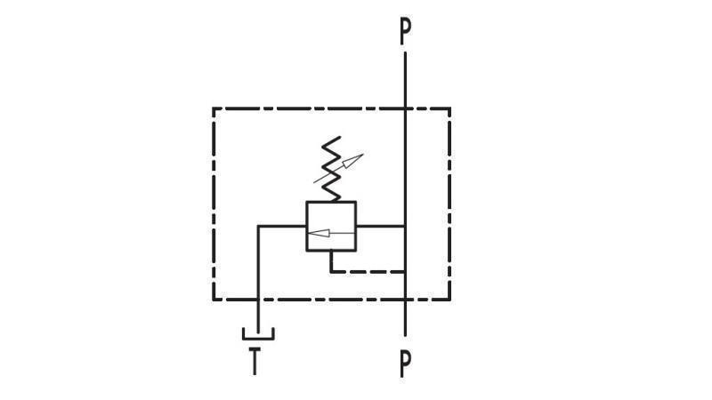 HYDRAULIKDRUCKREGULATOR VMP 3/8 - Diagramm