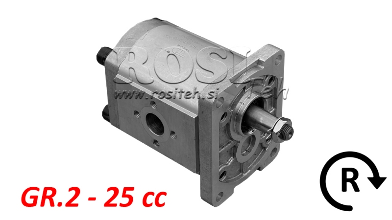 HYDRAULIK PUMPE GR.2 25 CC RECHTS - FLANSCH