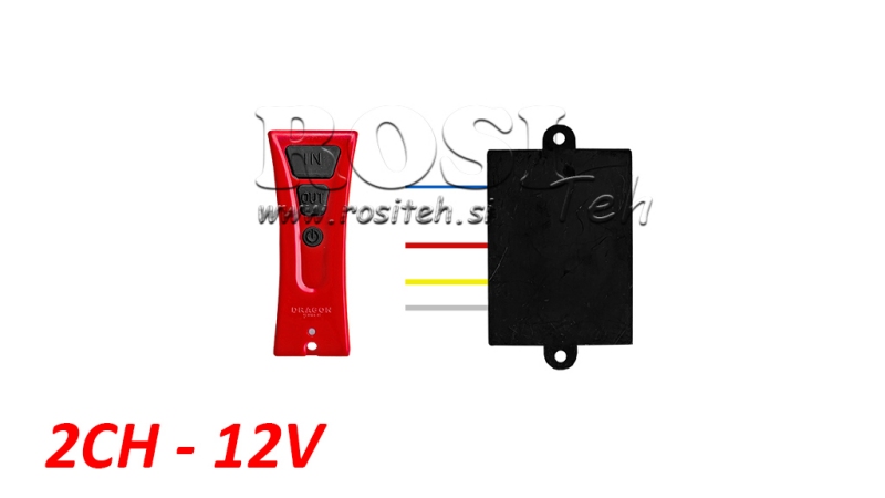 WIRELESS STEUERUNG 2CH - 12V