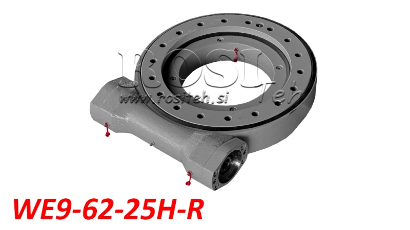 WORM GEAR ROTARY DRIVE SERIES WE HP WE9-62-25H-R