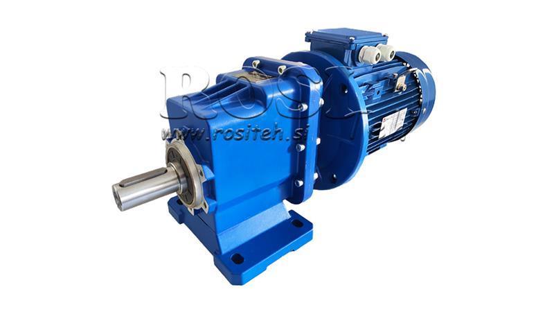 1Phase 2.2kW-ELEKTROMOTOR MIT ERC04 REDUZIERER MS100 56rpm