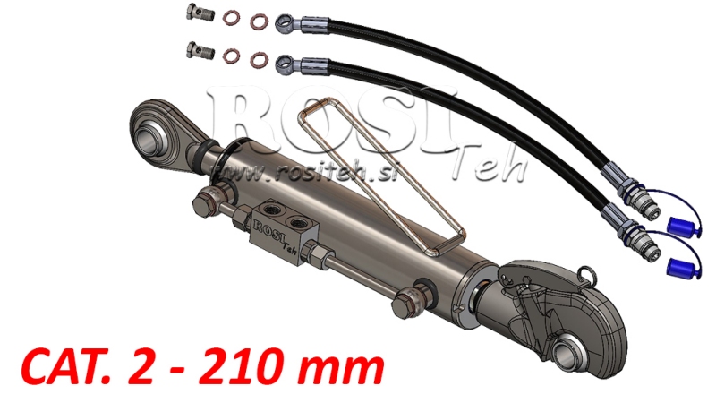 HYDRAULISCHER AUTOMATIK OBERLENKER - CAT. 2 - 63/35-210 (45 - 95 HP)(25,4)