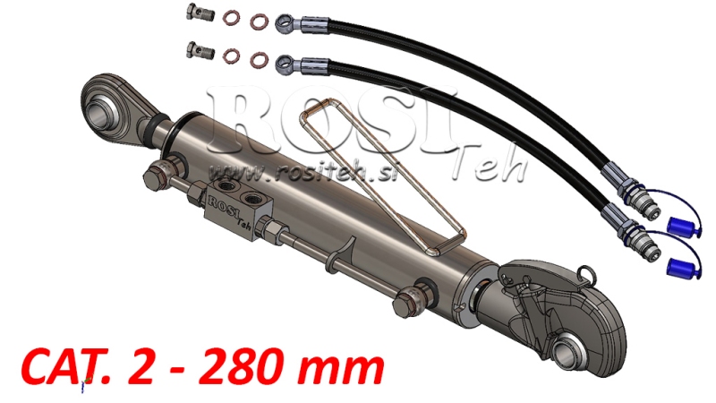 HYDRAULISCHER AUTOMATIK OBERLENKER - CAT. 2 - 63/35-280 (45 - 95 HP)(25,4)