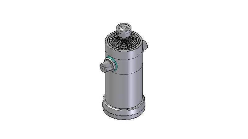 1038S -TELESCOPISCHER ZYLINDER STANDARD/KUGEL 10 STUFEN HEBUNG 5360 DURCHMESSER 270