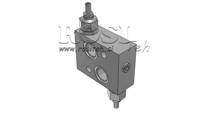 HYDRAULISCHES DRUCKBEGRENZUNGSVENTIL 30-210 BAR FÜR ÖLMOTOR MS