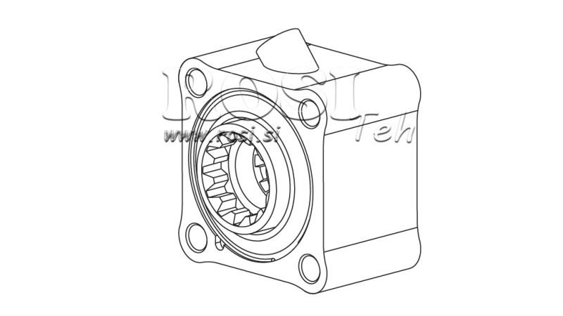 HYDRAULINEN PUMPPU - ZF1 ALUMIINI